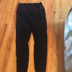 Black maternity jeans